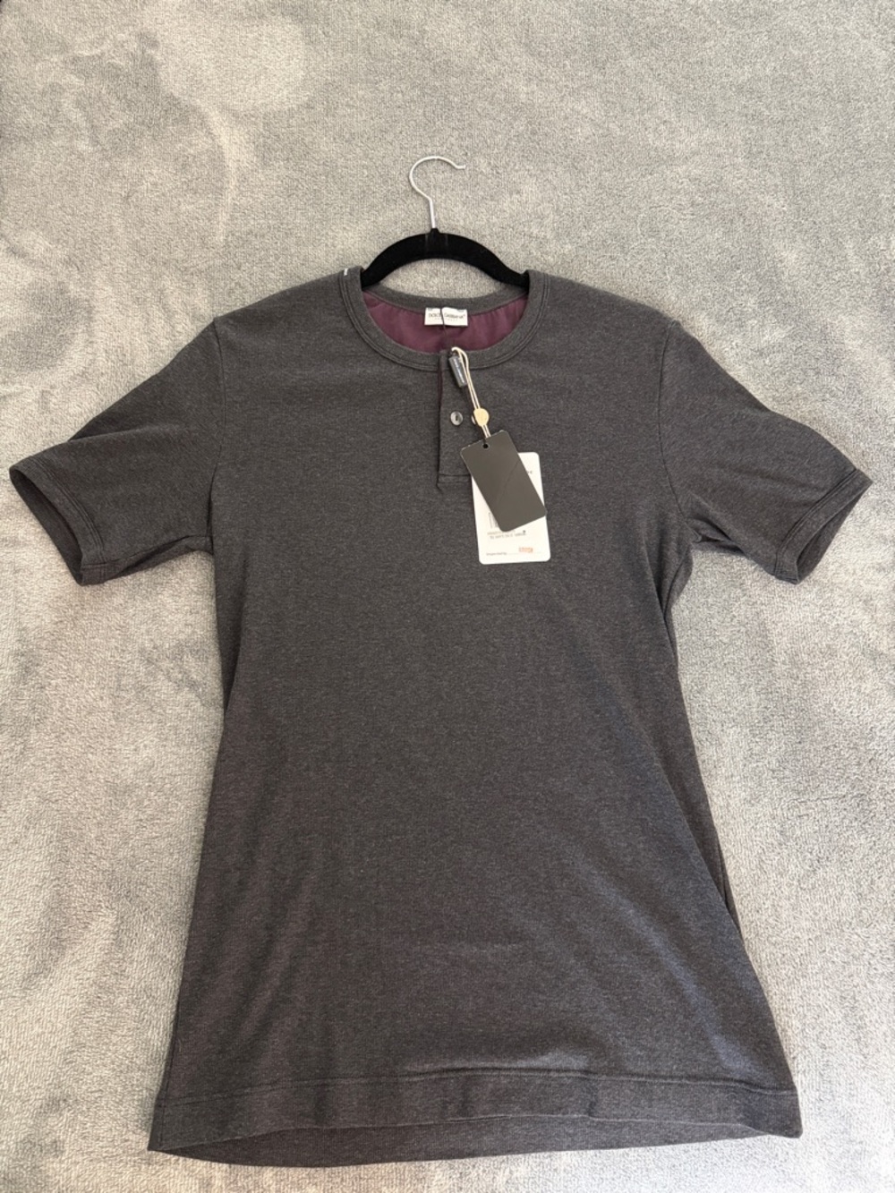 Dolce & Gabbana Black Short-Sleeve Crewneck